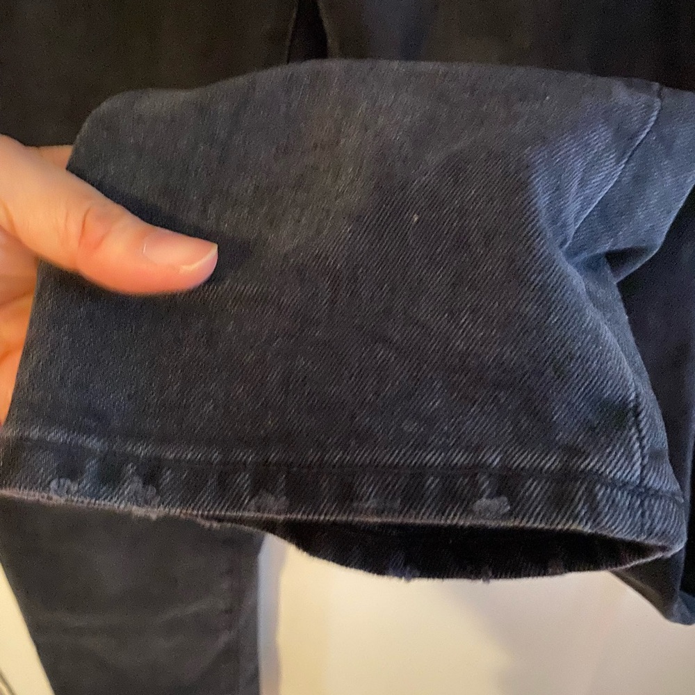 J. Crew 26Tall Black Straight Leg Boyfriend Jean - Picture 3 of 8